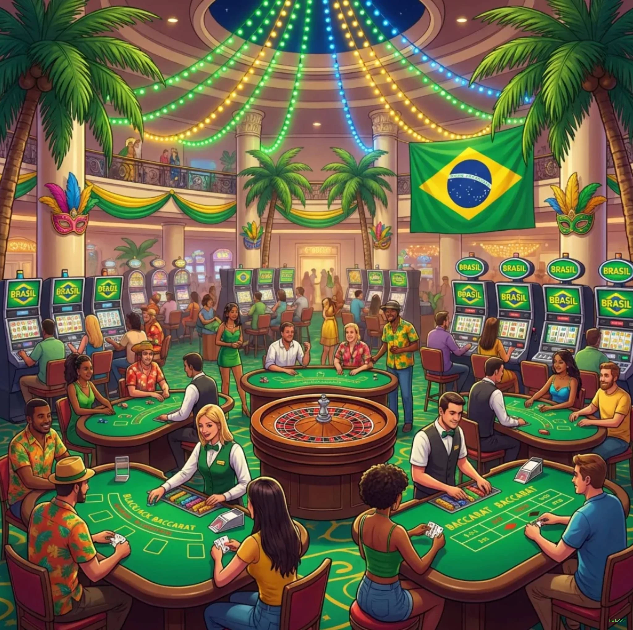 Cassino ao vivo da twt777 com dealers reais
